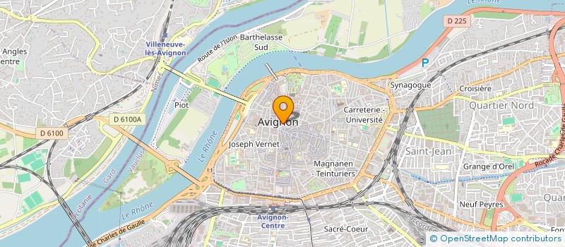 localisation de l'entreprise PROVENCE PIERRE & SOLEIL  AVIGNON