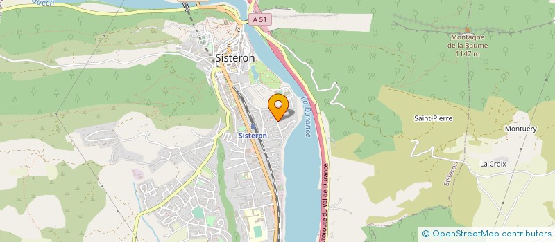 localisation de l'entreprise PROVENCE PLEIN CADRE 16 à SISTERON