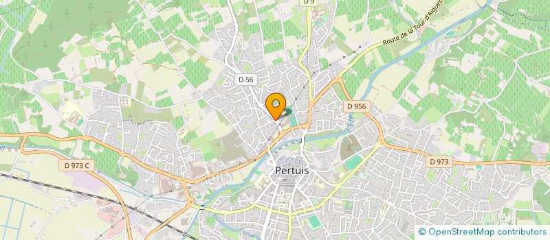 localisation de l'entreprise PROVENCE PLOMBERIE CHAUFFAGE  PERTUIS