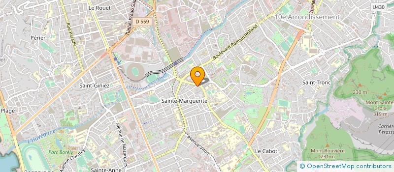 localisation de l'entreprise PROVENCE POMPES FUNEBRES à MARSEILLE