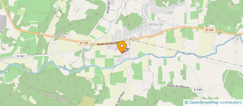 localisation de l'entreprise PROVENCE POOL SERVICES  VALAURIE