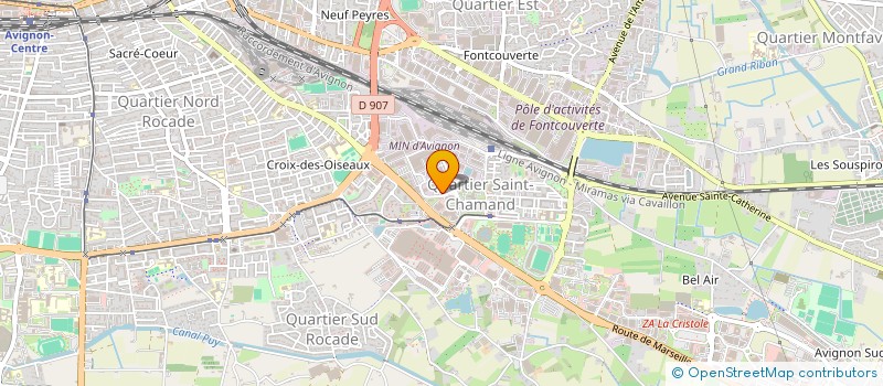 localisation de l'entreprise PROVENCE PRIMEURS à AVIGNON