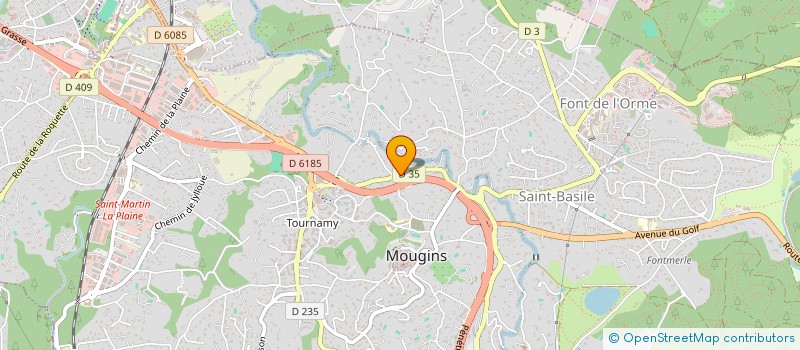 localisation de l'entreprise PROVENCE PRODUCTIONS à MOUGINS