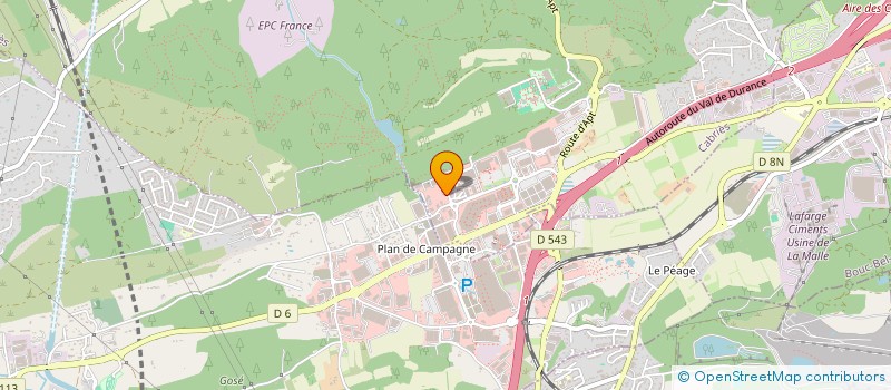 localisation de l'entreprise PROVENCE PROMOTION AMENAGEMENT  CABRIES