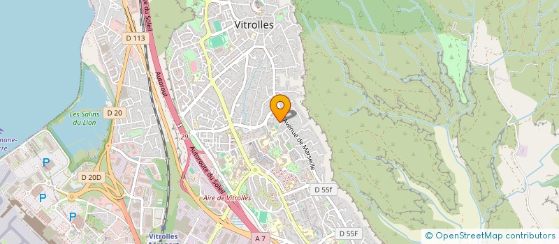 localisation de l'entreprise PROVENCE PROTECTION INCENDIE à VITROLLES
