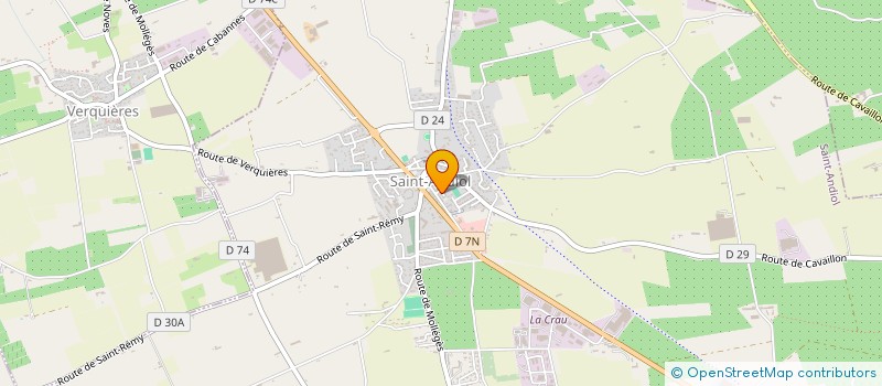 localisation de l'entreprise PROVENCE QUENTIN  SAINT-ANDIOL