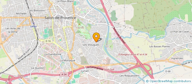 localisation de l'entreprise PROVENCE RACING EQUIPEMENTS à SALON-DE-PROVENCE