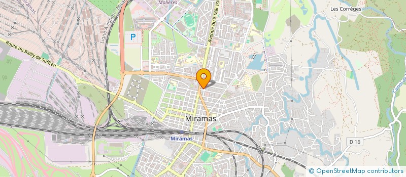 localisation de l'entreprise PROVENCE RAMONAGE à MIRAMAS