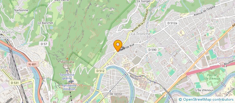 localisation de l'entreprise PROVENCE REALISATION  LA TRONCHE