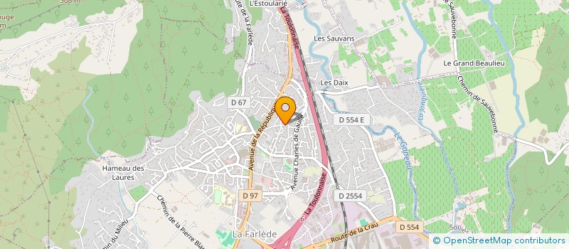 localisation de l'entreprise PROVENCE RENOVATION  LA FARLEDE