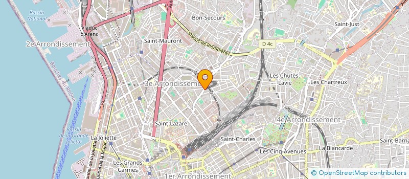 localisation de l'entreprise PROVENCE RENOVATION à MARSEILLE