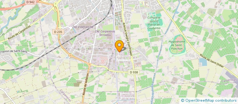 localisation de l'entreprise PROVENCE RESINE SAS à CARPENTRAS