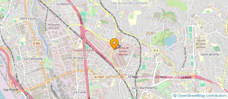 localisation de l'entreprise PROVENCE ROJAVA à MARSEILLE