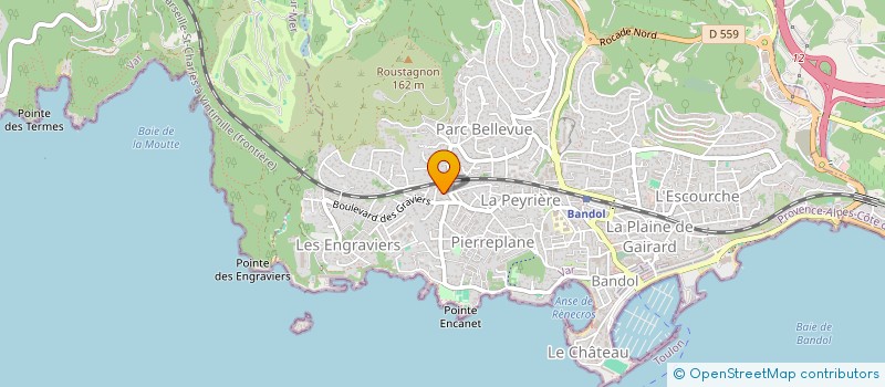 localisation de l'entreprise PROVENCE SATELLITE à BANDOL