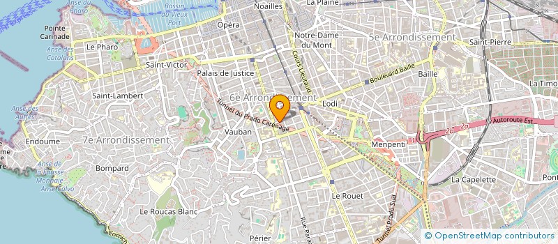 localisation de l'entreprise PROVENCE SELECTION  MARSEILLE 6EME