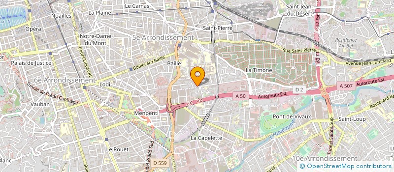 localisation de l'entreprise PROVENCE SERVICE MEDICAL  MARSEILLE