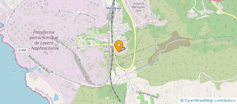 localisation de l'entreprise PROVENCE SERVICE NETTOYAGE  MARTIGUES