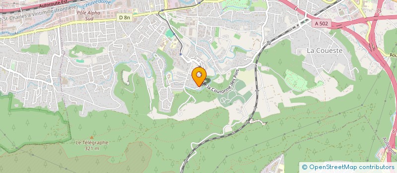 localisation de l'entreprise PROVENCE SERVICE TRANSPORT à AUBAGNE