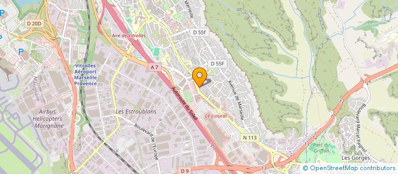 localisation de l'entreprise PROVENCE SERVICES à VITROLLES