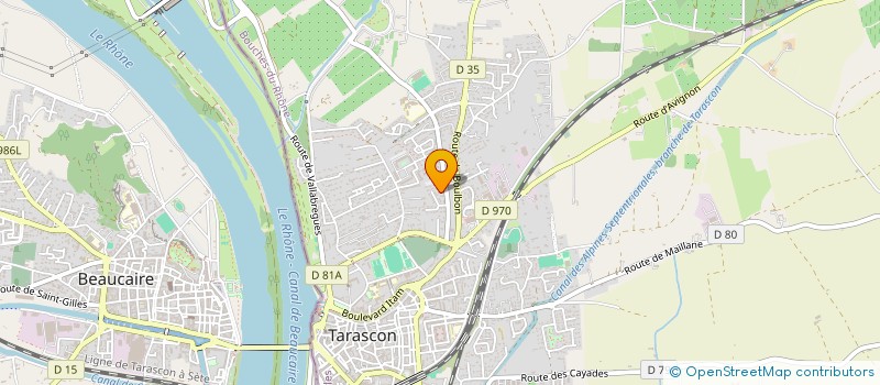 localisation de l'entreprise PROVENCE SERVICES à TARASCON