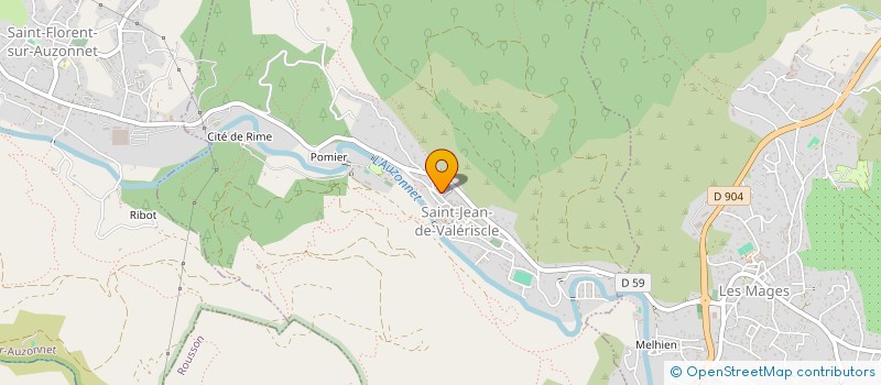 localisation de l'entreprise PROVENCE SOLAR INDUSTRIE  SAINT-FLORENT-SUR-AUZONNET