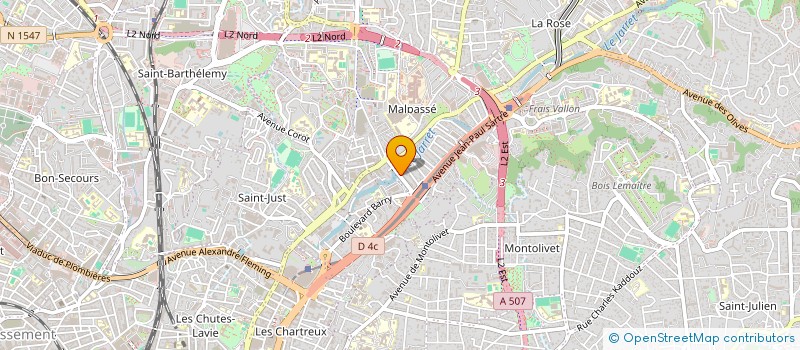 localisation de l'entreprise PROVENCE SPIRITUEUX à MARSEILLE