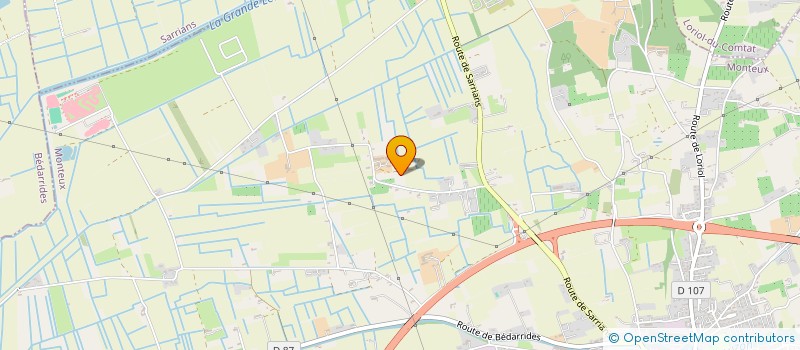 localisation de l'entreprise PROVENCE SPORTS ET LOISIRS  MONTEUX