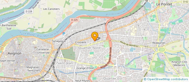 localisation de l'entreprise PROVENCE SUD CARRELAGE  AVIGNON