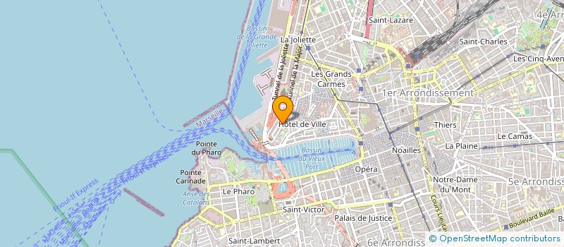localisation de l'entreprise PROVENCE SUD EST EDITION à MARSEILLE