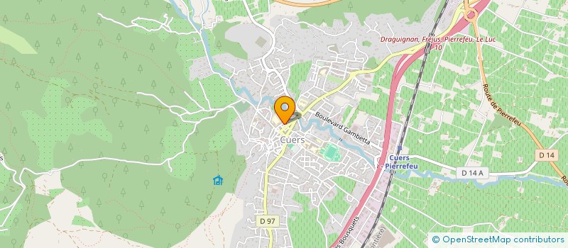 localisation de l'entreprise PROVENCE SUD RENOV à CUERS