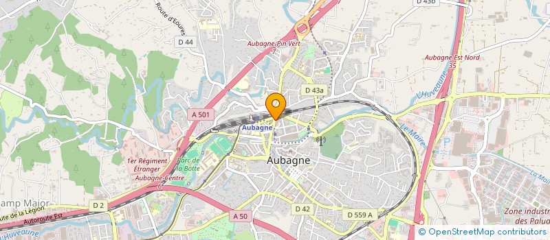 localisation de l'entreprise PROVENCE SYNDIC TRANSACTION à AUBAGNE