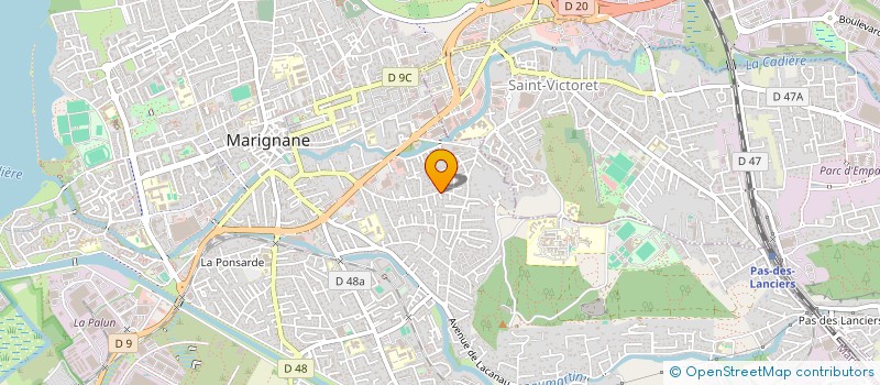 localisation de l'entreprise PROVENCE T.L. à MARIGNANE