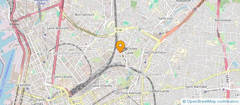 localisation de l'entreprise PROVENCE TELEMATIQUE à MARSEILLE