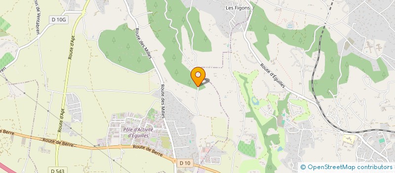 localisation de l'entreprise PROVENCE TERRAIN  EGUILLES