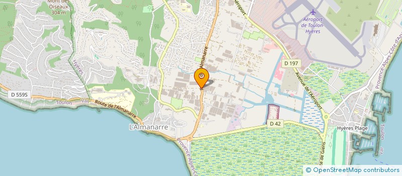 localisation de l'entreprise PROVENCE TERRE DE JAZZ à HYERES