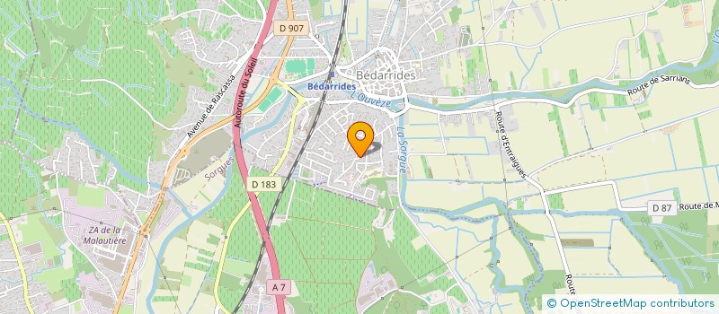 localisation de l'entreprise PROVENCE TOIT PLAT à BEDARRIDES