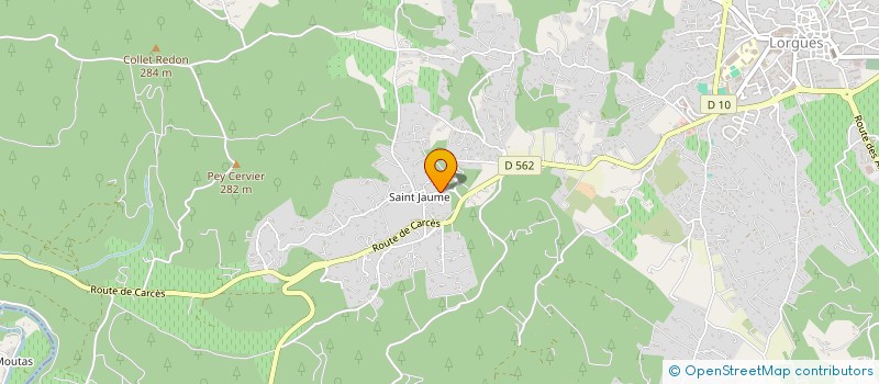 localisation de l'entreprise PROVENCE TRAVAUX AGRICOLES à LORGUES