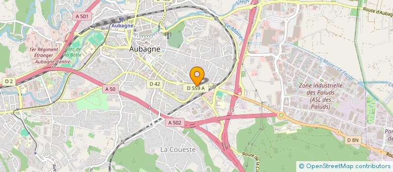 localisation de l'entreprise PROVENCE V.O à AUBAGNE