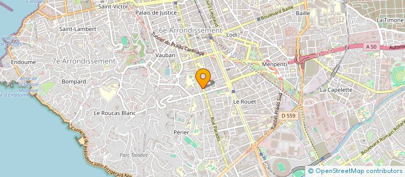 localisation de l'entreprise PROVENCE VALORISATION à MARSEILLE