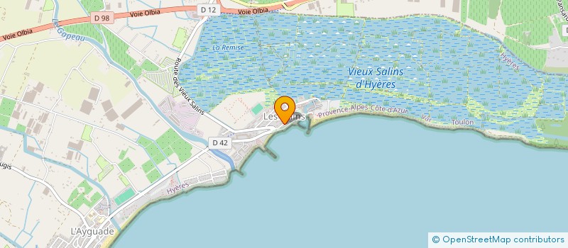 localisation de l'entreprise PROVENCE VALOSA à HYERES