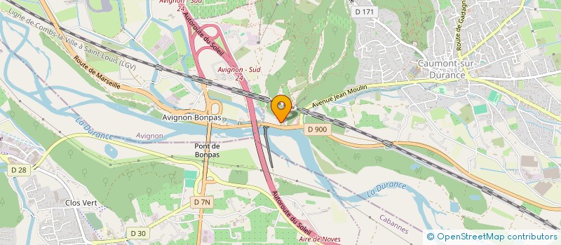 localisation de l'entreprise PROVENCE VIVANTE à CAUMONT-SUR-DURANCE