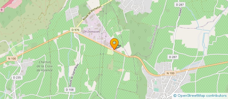 localisation de l'entreprise PROVENCE VRD  DOMAZAN
