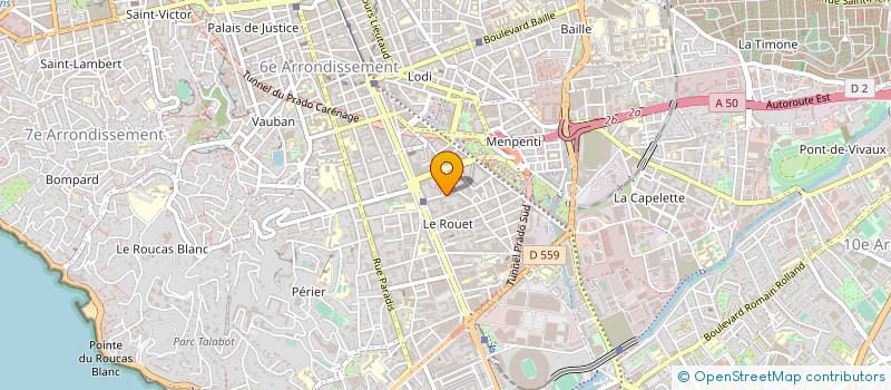 localisation de l'entreprise PROVENCE WELCOME SERVICE  MARSEILLE