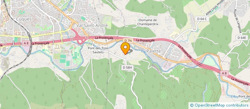 localisation de l'entreprise PROVENCEA  MEYREUIL