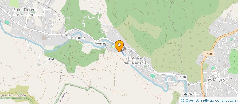 localisation de l'entreprise PROVENCEDEAL  SAINT-JEAN-DE-VALERISCLE