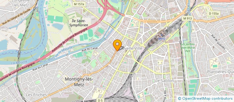 localisation de l'entreprise PROVENCELIA à METZ