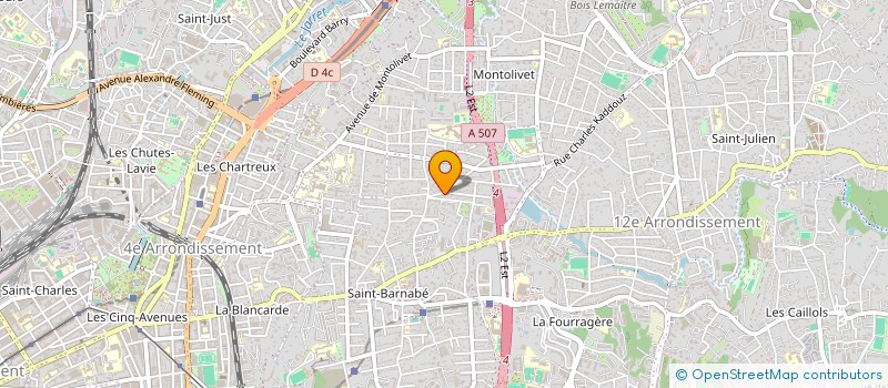localisation de l'entreprise PROVENCIA à MARSEILLE