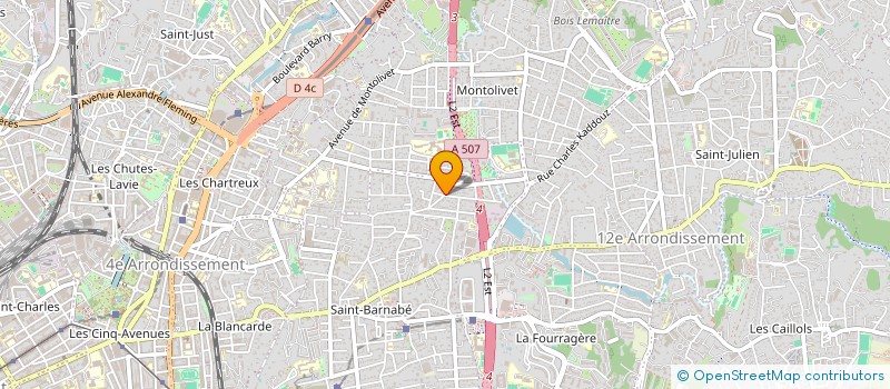 localisation de l'entreprise PROVENCIA GESTION à MARSEILLE