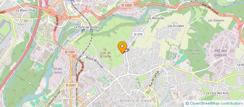 localisation de l'entreprise PROVENCIA-NOVEL à ANNECY