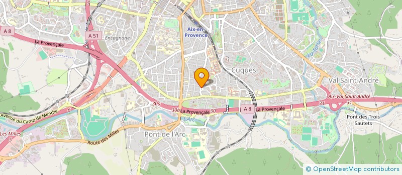 localisation de l'entreprise PROVENDIS à AIX-EN-PROVENCE